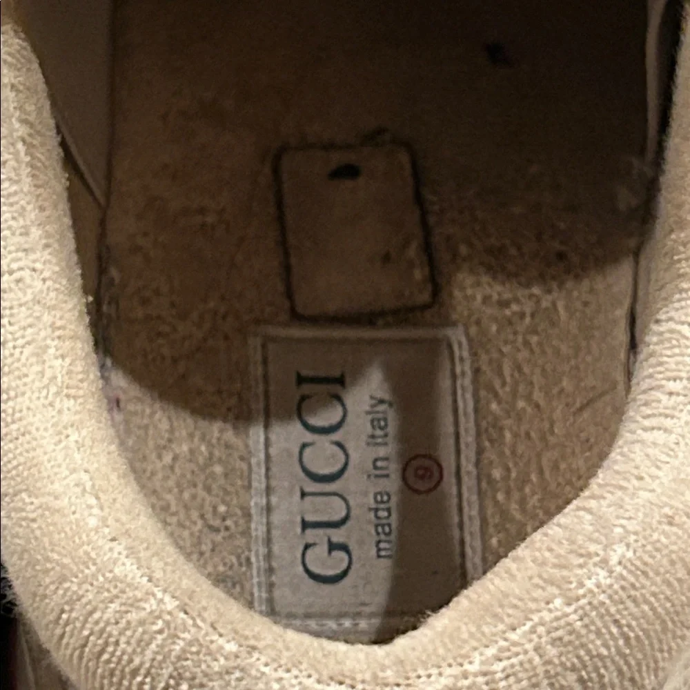 Gucci Ultra Pace Glitter Extravagent Silver and Gray Lightup Sneakers